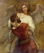 Jakobs Kampf mit dem Engel Rembrandt